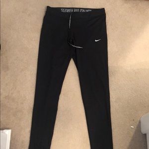 black nike leggings